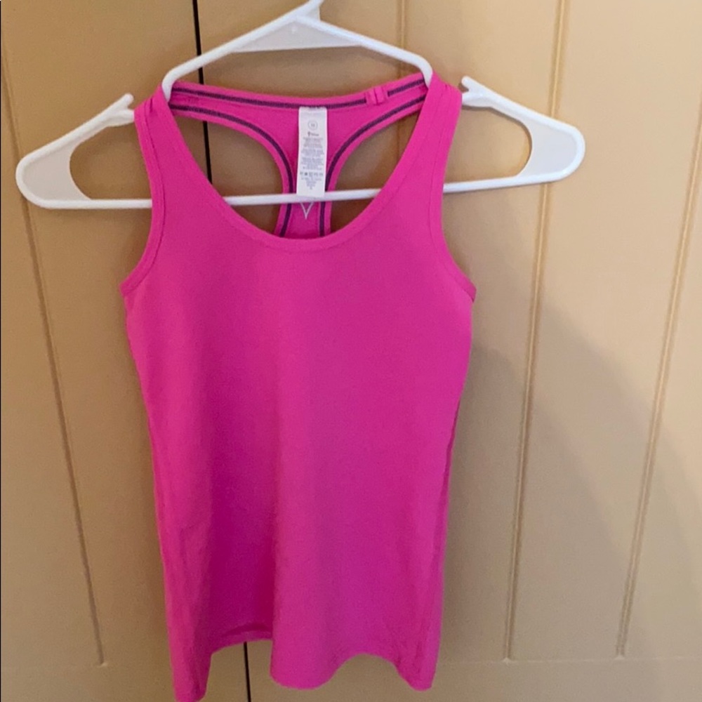 Hot pink tank top from ivivva